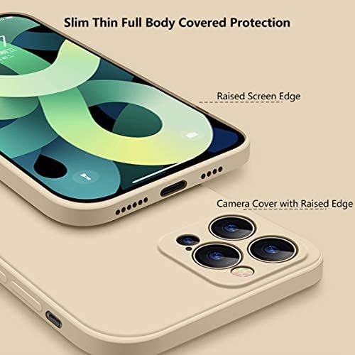 מארז סיליקון אטום הלם תואם ל- iPhone 11 Pro Max 6.5 , מרובע כיסוי גוף מלא מרובע גומי ג'ל דק [אנטי-סקראץ 'וטביעת אצבע], הגנת מצלמה ומסך